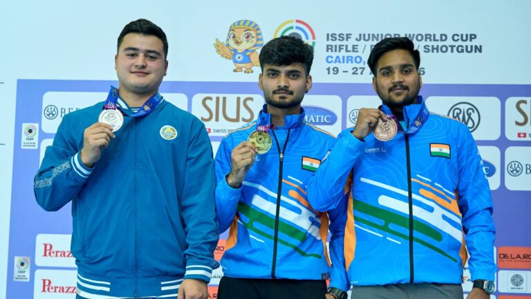 Shiva Narwal Wins Gold at ISSF Junior World Cup 2026 in Cairo, Secures India’s First Medal