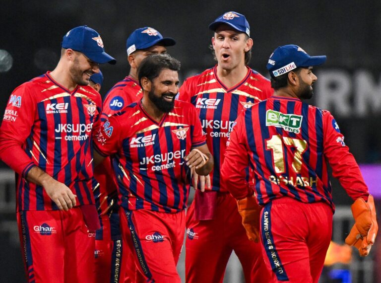 LSG vs RR: Shami, Mohsin and Prince Yadav Star as Lucknow Restrict Rajasthan to 159/6