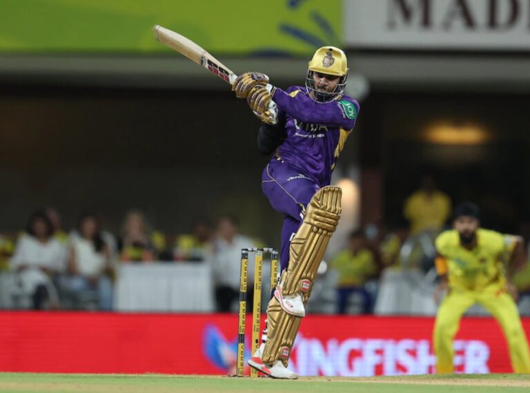 Narine, Rahane Steer KKR’s Composed Chase After CSK Post 192 in Chepauk Clash