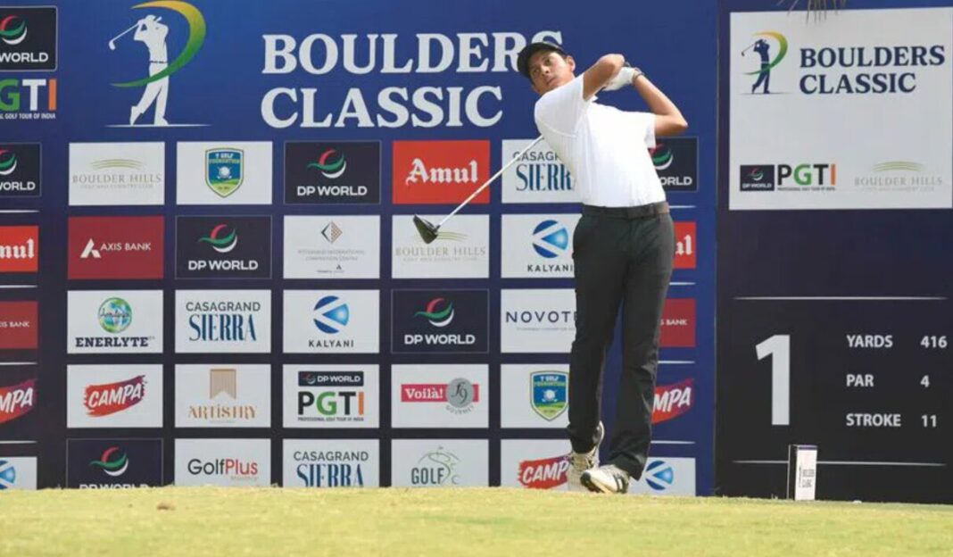Teen Prodigy Vishesh Sharma Takes Early Lead with Stunning 65 at Boulders Classic