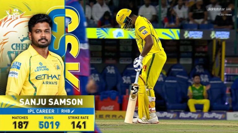 CSK Tighten Grip on Playoff Race After Restricting Delhi Capitals to 155; Dew Set to Play Key Role in Chase