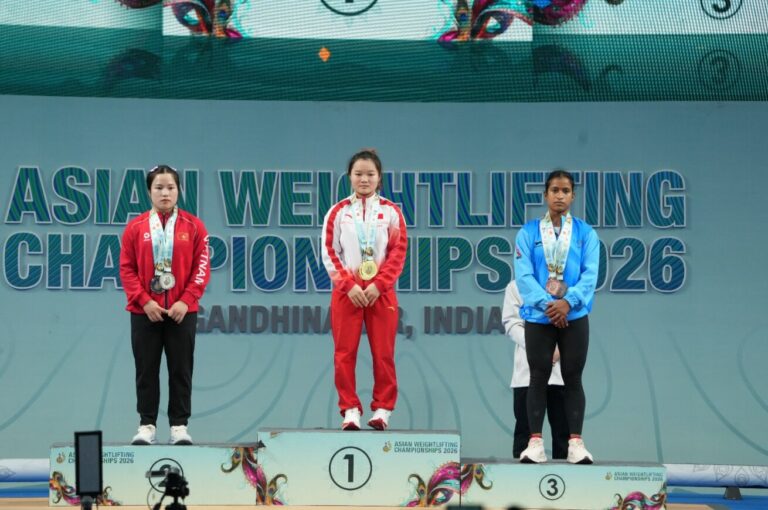 Gyaneshwari Yadav Lifts India to Another Medal at Asian Weightlifting Championships 2026